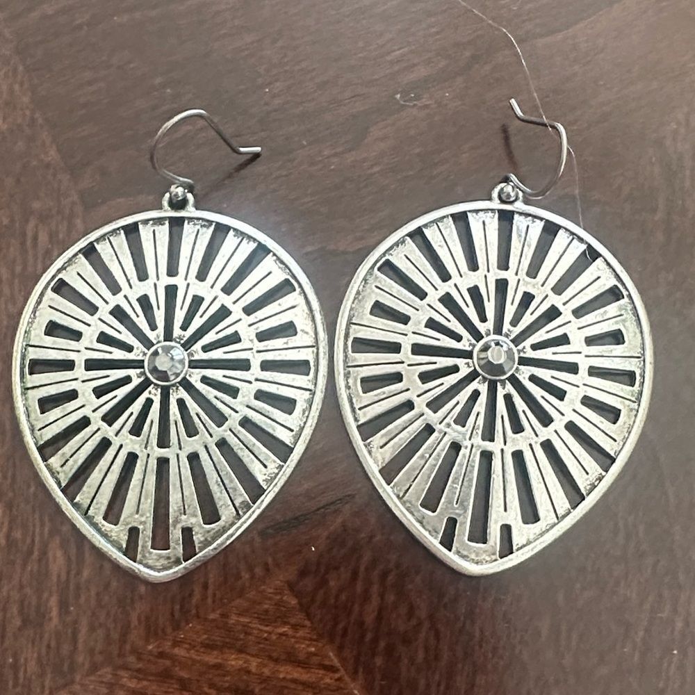 Lucky Brand Brushed Boho Filigree Dangling Earrings